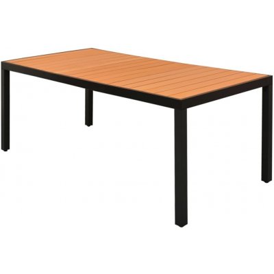 OMAXI 504009 Zahradní stůl hnědý 185 x 90 x 74 cm hliník a WPC – Hledejceny.cz