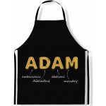IMPAR Zástěra Mužská jména Gold Adam – Hledejceny.cz