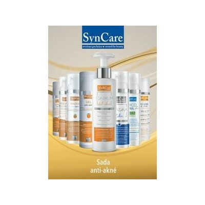 SynCare anti akné 2 Micelární tonikum anti akné 200 ml + čisticí mléko 250 ml + Maska 75 ml + Sebunorm krém 75 ml + čisticí maska 75 ml dárková sada – Hledejceny.cz