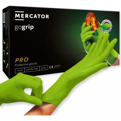 Mercator Medical gogrip jednorázové nitrilové green 50 ks – Hledejceny.cz