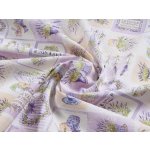 Dekorační látka LONETA - levandule - metráž šířka 140 cm – Zboží Mobilmania