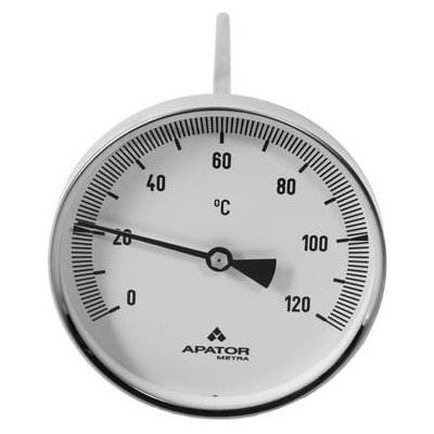 Teploměr pro grily, udírny 0-450°C, TR100, 250mm stonek, rovný, JS – Sleviste.cz