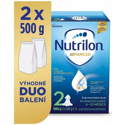 Nutrilon 2 pokračovací kojenecké 6 m+ 1000 g – Zboží Mobilmania