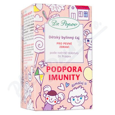 Dr.Popov Dětský bylin.čaj-Podpora imunity 20 x 1.5g – Sleviste.cz