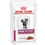 Royal Canin Veterinary Diet Cat Renal with Beef Feline 12 x 85 g – Hledejceny.cz