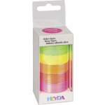 Heyda lepicí papírová neon duhová 5 ks – Zboží Dáma