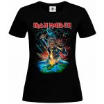 tričko Iron Maiden Eruption over Scandinavia Černá – Sleviste.cz