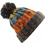 Beechfield Barevná zimní čepice s bambulí Corkscrew Retro Blues – Zboží Mobilmania