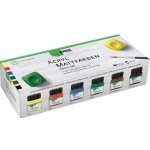 Sada akrylová barva mat 6x20 ml Kreul 20 ml – Zboží Dáma
