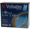 8 cm DVD médium Verbatim DVD+R 4,7GB 4x, AZO, slimbox, 10ks (43466)