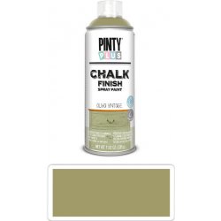 Pintyplus Chalk křídová barva ve spreji na různé povrchy 400 ml olivově zelená CK803