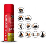 Safehome Hasicí sprej SAFE 500 RED 500ml pěnový 06560995 – Zboží Mobilmania