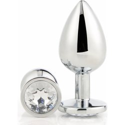 Dream Toys Gleaming Love Plug Silver Large