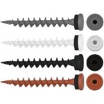 Vrut do polystyrenu 80mm, antracit - Balení 50 ks – Hledejceny.cz