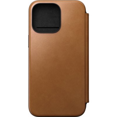 Pouzdro Nomad Modern Leather Folio English Tan iPhone 15 Pro Max – Zboží Mobilmania