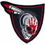 Nášivka Indian Skull 90 x 90 mm – Hledejceny.cz