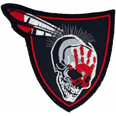 Nášivka Indian Skull 90 x 90 mm – Hledejceny.cz