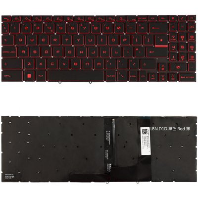 Klávesnice MSI Katana GF66 GF76 Pulse GL66 – Zboží Živě