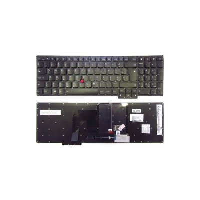 Billentyűzet Lenovo IBM ThinkPad Edge S531 S540 S5-S531 fekete MAGYAR layout - keret nélkül