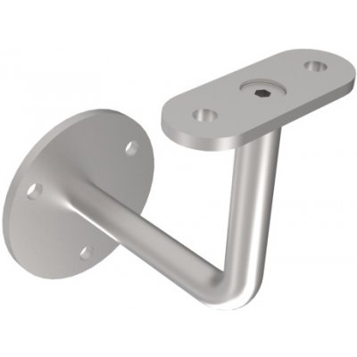 Q-railing Držák madla O40 mm pro montáž na zeď, broušený, AISI 304