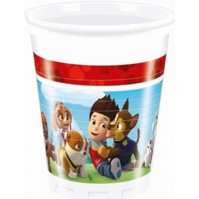 PROCOS Party plastové kelímky PAW PATROL RED