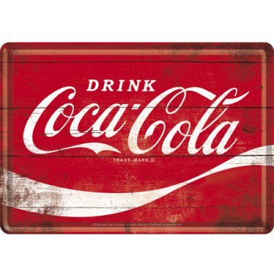 Nostalgic Art Plechová Pohlednice Coca-Cola – Zboží Dáma