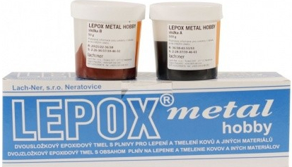 Lach-Ner Lepox Metal Hobby epoxidový tmel 100+ 50g