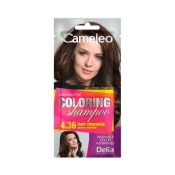 Delia Cameleo No1 barevný šampon 4.36 dark chocolate 40 ml