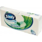 Sindy Papírové kapesníčky aloe vera 3-vrstvé 10 x 10 ks – Zboží Dáma