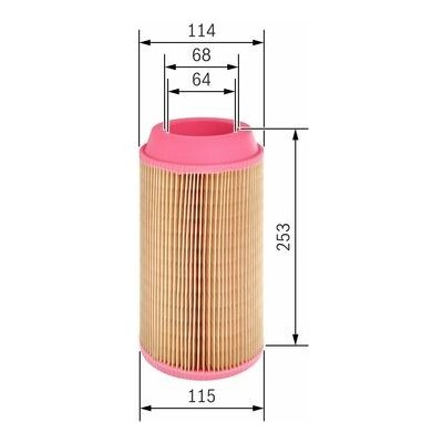 BOSCH Vzduchový filtr F026400238 – Hledejceny.cz