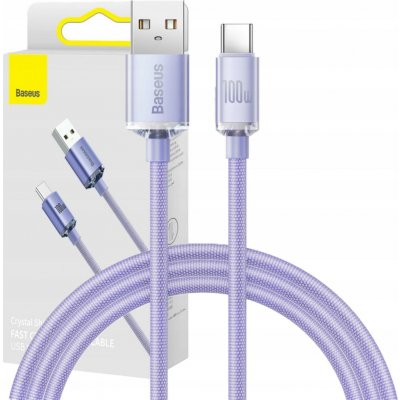Baseus CAJY000505 Crystal shine, 2m fialový – Zboží Živě