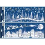 Okenní fólie město a les s glitrem 21 x 59,5 cm – Hledejceny.cz