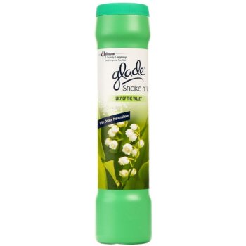 Glade Shake n´ Vac Lily Of The Valley osvěžovač koberců a pohlcovač pachů 500 g