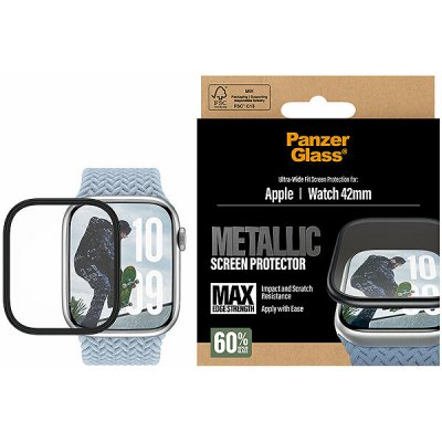 PanzerGlass Apple Watch 11/10 42mm s kovovým rámečkem PG38147 – Zbozi.Blesk.cz