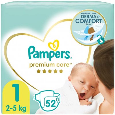 Pampers Premium Care 1 52 ks – Zboží Mobilmania