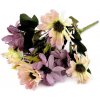 Květina Prima-obchod Umělá kytice chryzantéma, barva 2 béžová nejsv. fialová