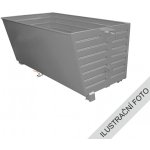 Happy End Stohovatelný kontejner TRV s výpustí šedá nosnost 2000 kg PLN 8835/SE – Zboží Mobilmania