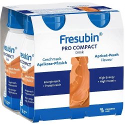 FRESUBIN PRO COMPACT DRINK PŘÍCHUŤ MERUŇKOVO-BROSKVOVÁ POR SOL 4X125ML