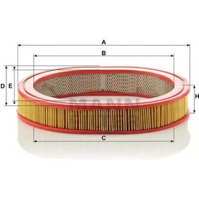 MANN FILTER Vzduchový filtr C 2942 – Hledejceny.cz