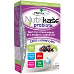 PharmaLINE Nutrikaše probiotic chia a černý rybíz (3x60 g) – Zboží Dáma