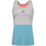 Head Padel Tech Tank Top grey electric blue – Zboží Mobilmania
