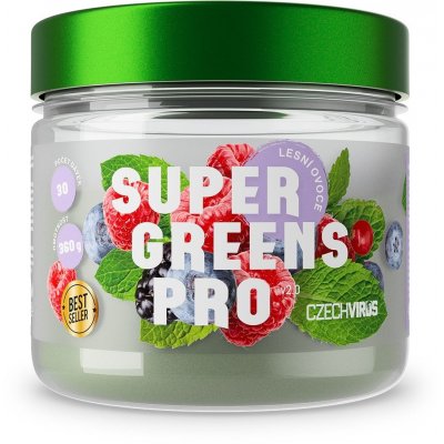 Czech Virus Super Greens Pro V2.0 lesní ovoce 360 g – Zboží Dáma