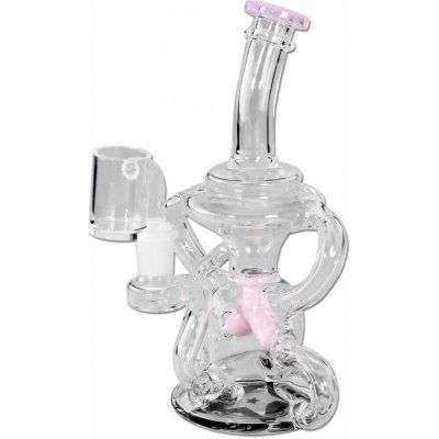 Blaze dab rig recycler 18 cm Černá – Sleviste.cz