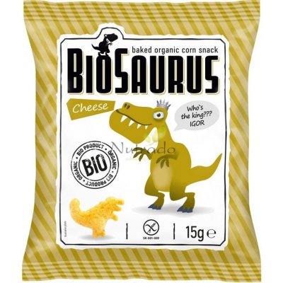 Biosaurus Bio křupky se sýrem Bio 15 g – Zboží Mobilmania