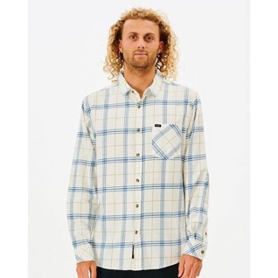 Rip Curl count flannel shirt bone