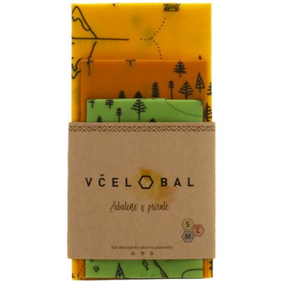 Včelobal voskované bavlněné ubrousky TRIO Turista – Hledejceny.cz