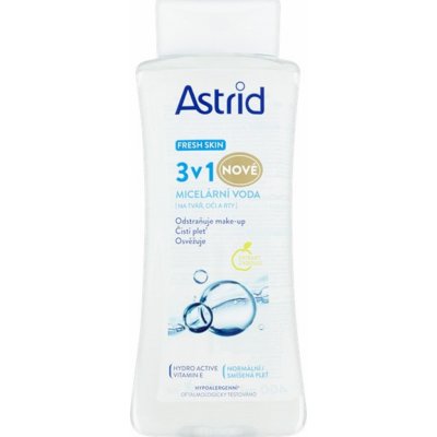 Astrid Fresh Skin 3v1 micelární voda pro normální a smíšenou pleť 400 ml – Hledejceny.cz