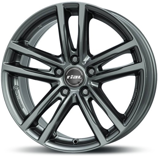 Rial X10 7x18 5x112 ET45 grey polished