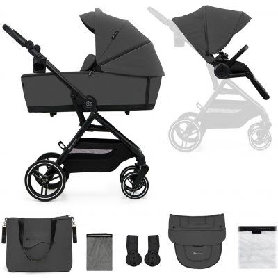 KINDERKRAFT SELECT Yoxi Moonlight Grey 2v1 kombinovaný 2024 – Hledejceny.cz