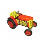 Kovap Traktor Zetor zelený na klíček kov 14cm 1:25 – Zboží Dáma